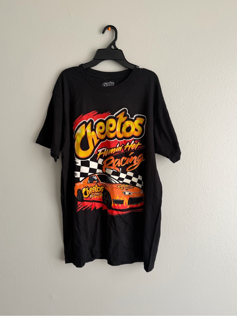 Black Flamin' Hot Racing Graphic Tee